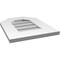 Ekena Millwork Octagonal Top Surface Mount PVC Gable Vent w/ 3-1/2"W x 1"P Standard Frame, 14"W x 18"H GVPOT14X1801SN - alternate 2
